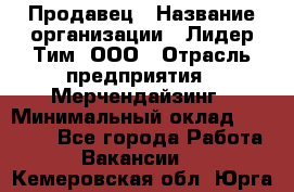 Продавец › Название организации ­ Лидер Тим, ООО › Отрасль предприятия ­ Мерчендайзинг › Минимальный оклад ­ 14 200 - Все города Работа » Вакансии   . Кемеровская обл.,Юрга г.